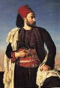Leon Benouville Portrait of Leconte de Floris in an Egyptian Army Uniform